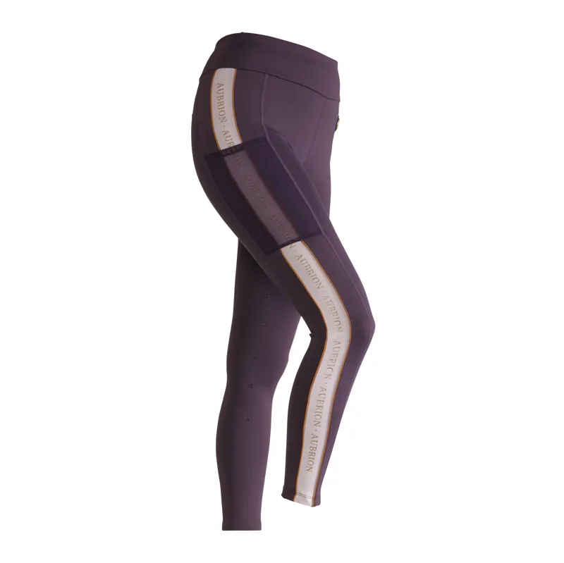 Aubrion Team Shield Riding Tights GREY